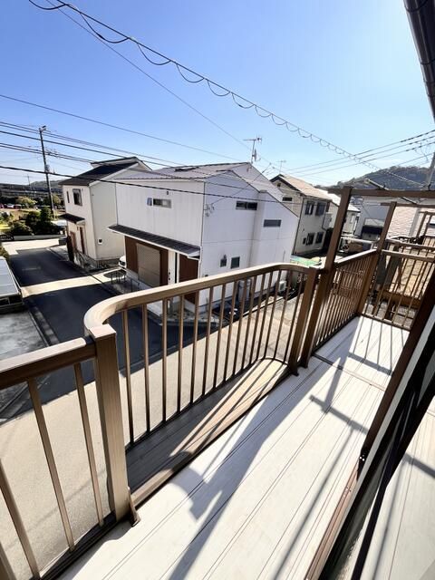 コーポコスモス ベランダ