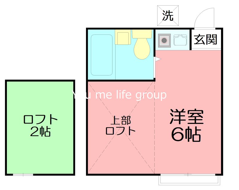 星川アイランド 101号室 間取り