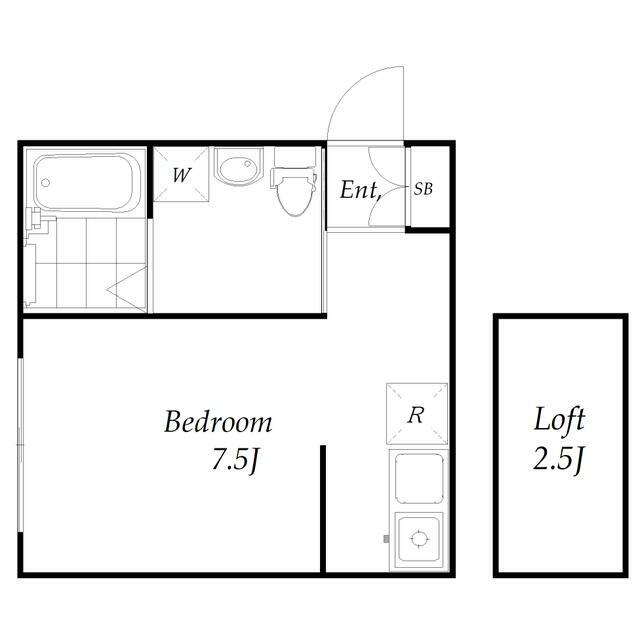 ステラコート 101号室 間取り