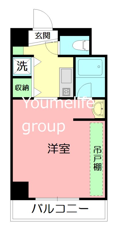 マジェスティービル 503号室 間取り