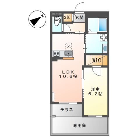 N’ s ARK(エヌズアーク) 間取り