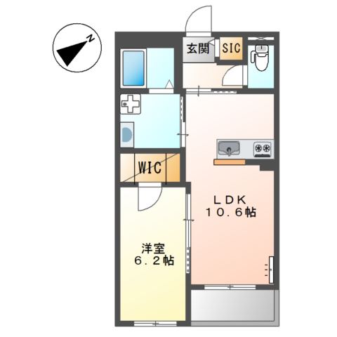 N’ s ARK(エヌズアーク) 間取り