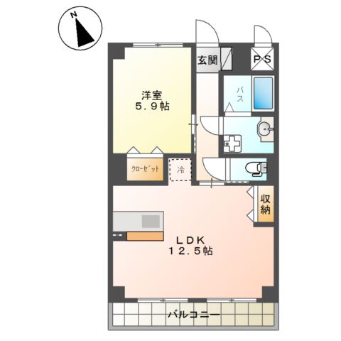 サン　アルチェ　Ａ 間取り