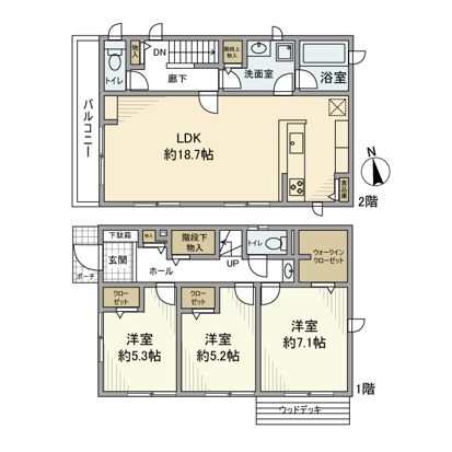 東海岸南戸建 間取り