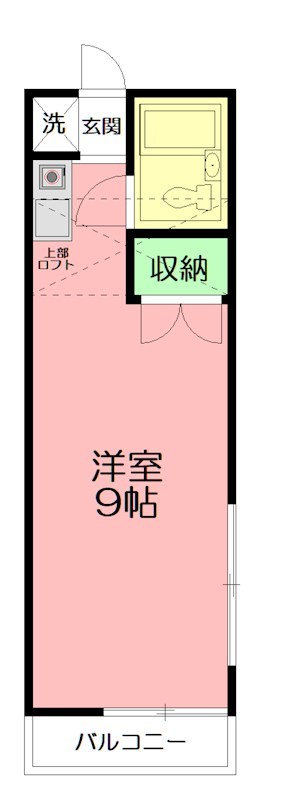 メゾンこうじや 101号室 間取り