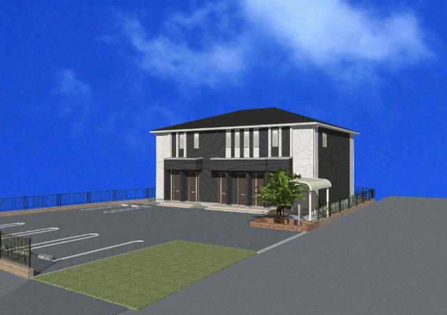 仮）寺田縄新築アパート 外観