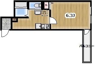 Rutile厚木 305号室 間取り