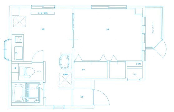 メゾン朝日 305号室 間取り