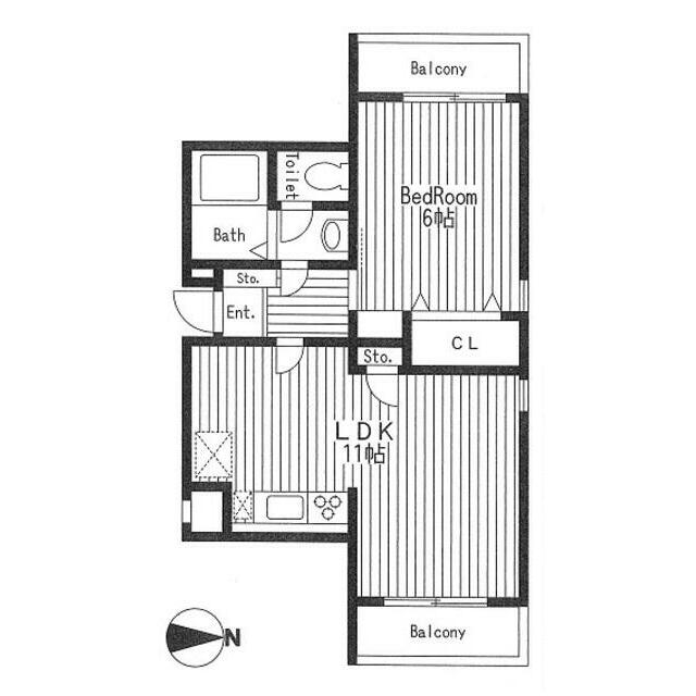 ジュネ相模原 間取り