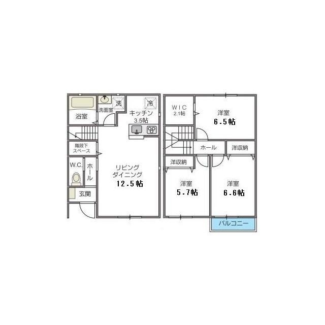 エルメゾンネクストB棟 102号室 間取り