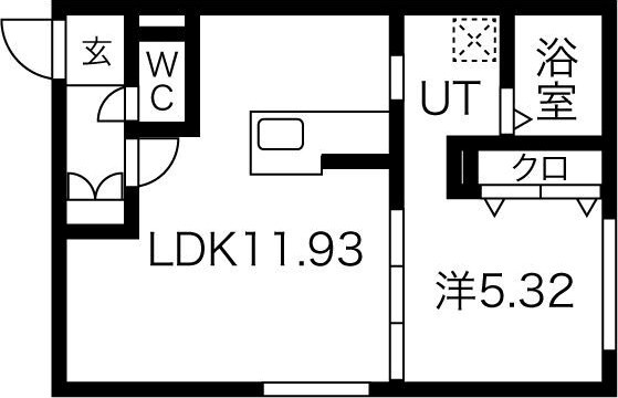F/LEAD浅間町 302号室 間取り