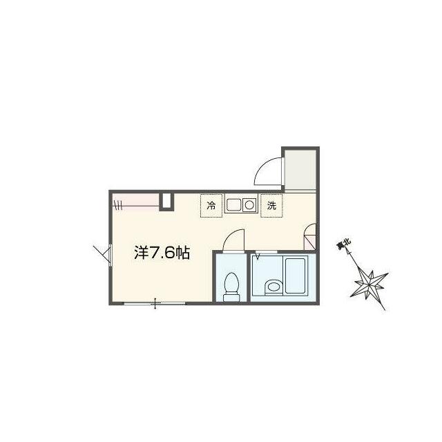 ＭＥＬＤＩＡ海老名 201号室 間取り