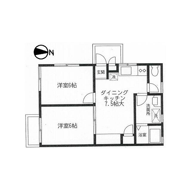 スカイハイツ湘南 間取り