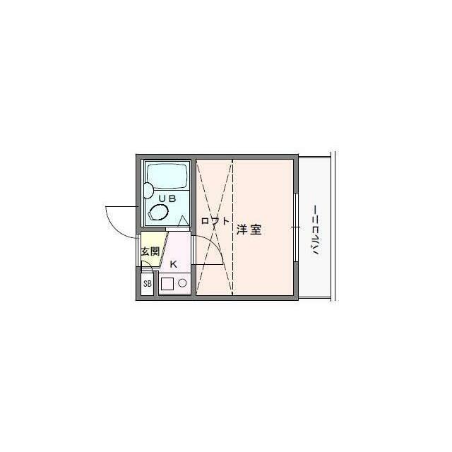 サーフ松風町 211号室 間取り