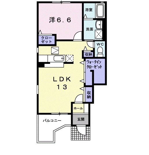 ピュア・グリーンⅡ 101号室 間取り