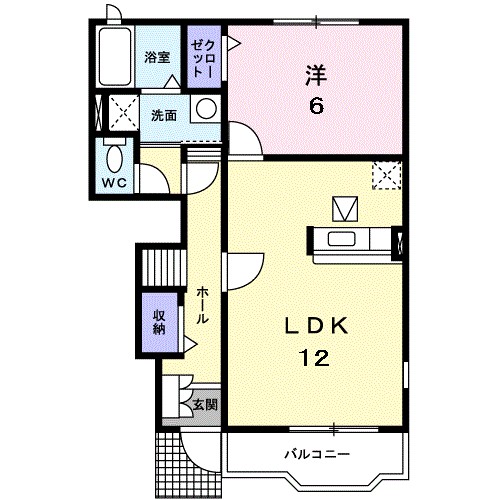 アプローズ ヴィラⅡ 103号室 間取り