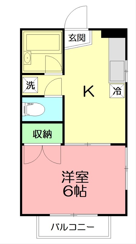 コンフォート湘南 201号室 間取り