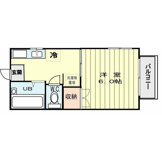コンフォート湘南 201号室 間取り