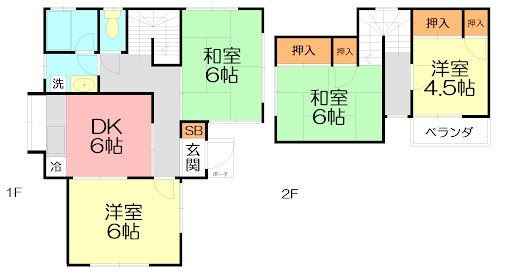 パレス金子F 間取り