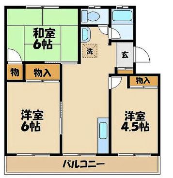 さがみ野東洋マンション 201号室 間取り