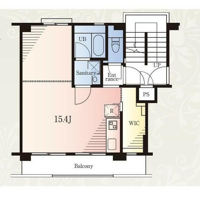ホシノタニ団地 3-A402号室 間取り