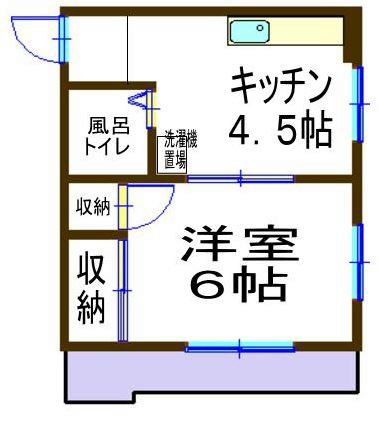 ロイヤルハイツⅢ 301号室 間取り