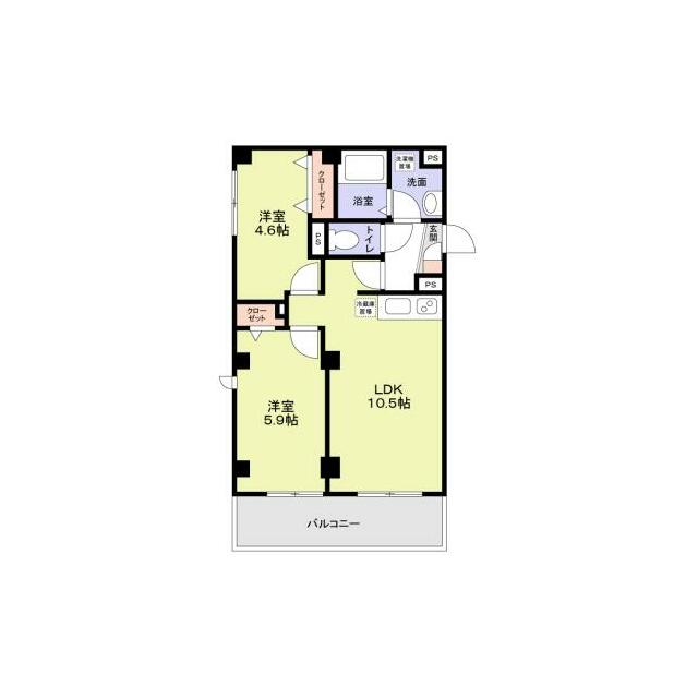 ＬＡＰＩＮ湘南 101号室 間取り