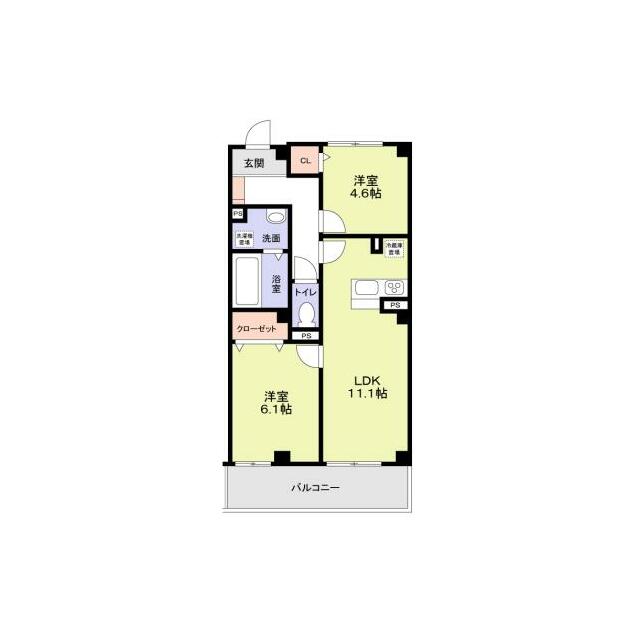 ＬＡＰＩＮ湘南 305号室 間取り