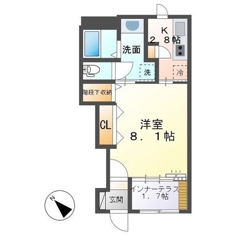 オリーブヴィラ湘南 105号室 間取り