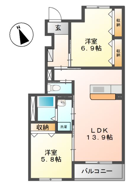 ル・リアン 間取り