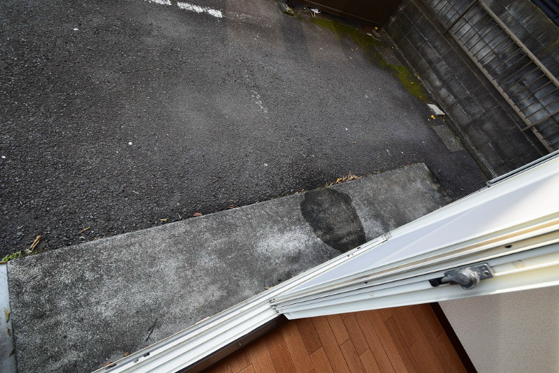 グリーンサイドハイツB ベランダ