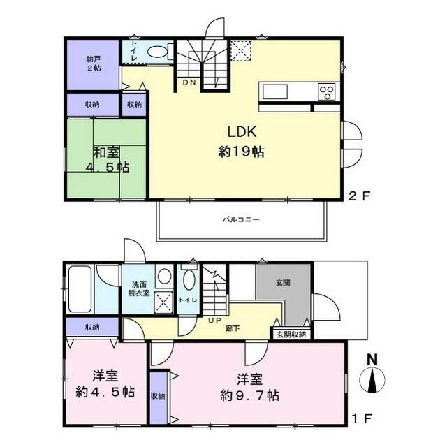 茅ヶ崎市浜須賀住宅（０２０６０７） 間取り