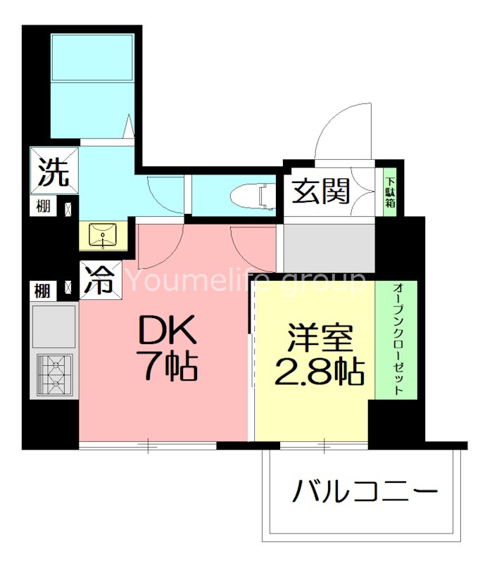 A-FLAT HIRATSUKA 904号室 間取り