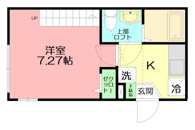 カーサ・リッコ 205号室 間取り