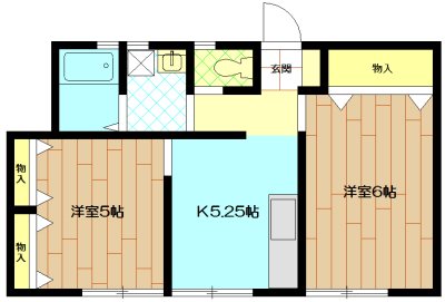 Kコーポ.1 101号室 間取り