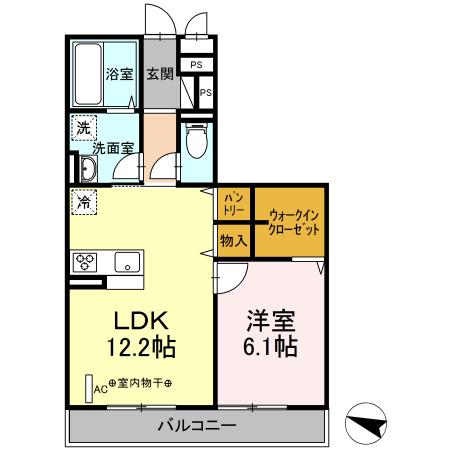 CIRLINE 302号室 間取り