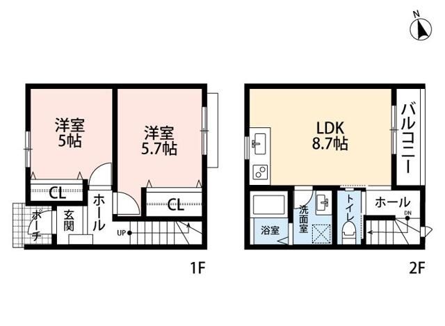 （仮称）大和市福田賃貸新築 間取り