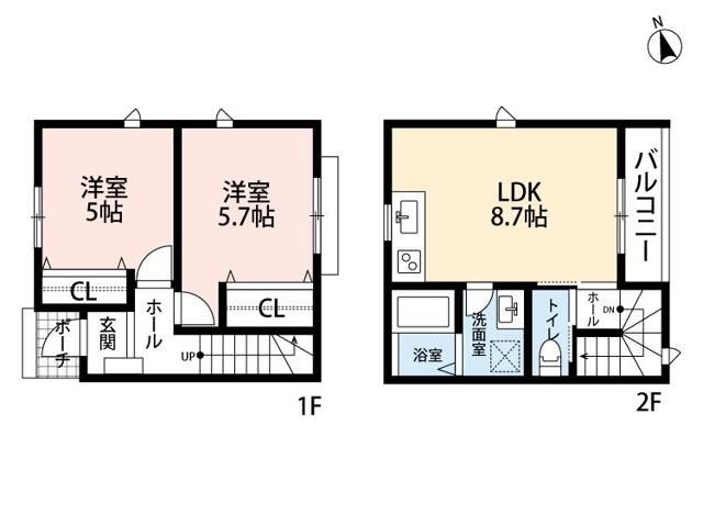 （仮称）大和市福田賃貸新築 間取り