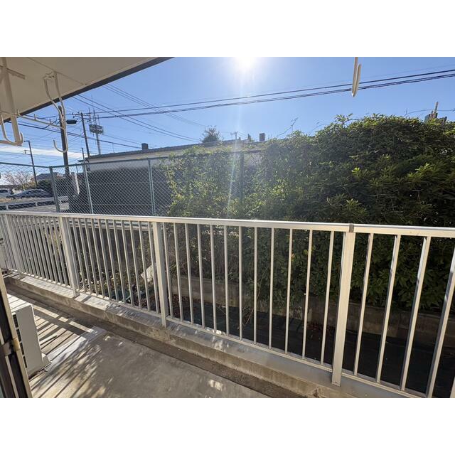 ビューハイツ台の山 ベランダ