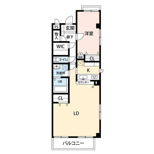 アンプルールフェール　Ｐｌａｇｅ 302号室 間取り