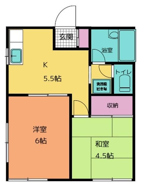 ハイツ柿島 103号室 間取り