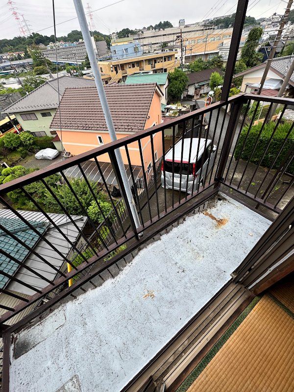 寿ハイツ ベランダ