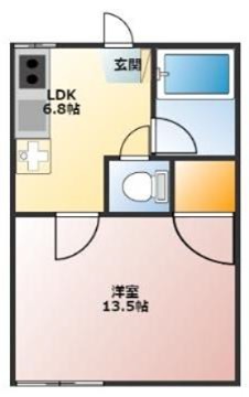 ファイブ鶴巻 202号室 間取り