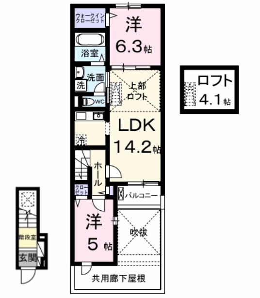 ひだまりガーデンテラスⅠ 204号室 間取り