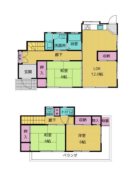 小田原市板橋戸建 間取り