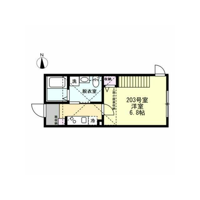 Felice長後 203号室 間取り
