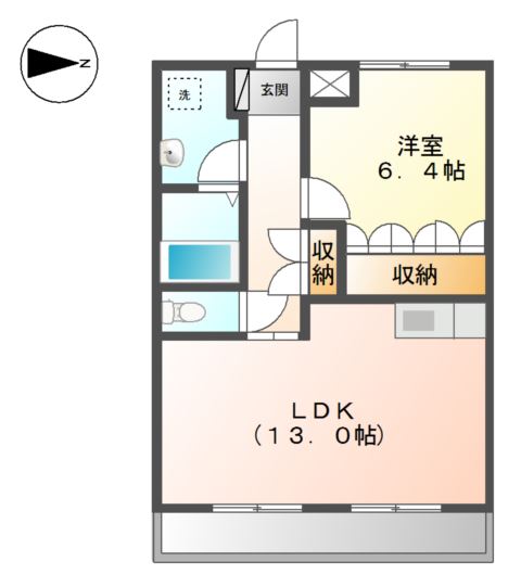 エルンテ・オーシモ 間取り