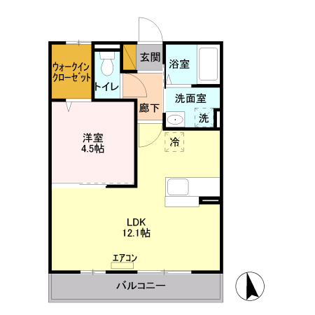 SEJOUR Aikou 302号室 間取り