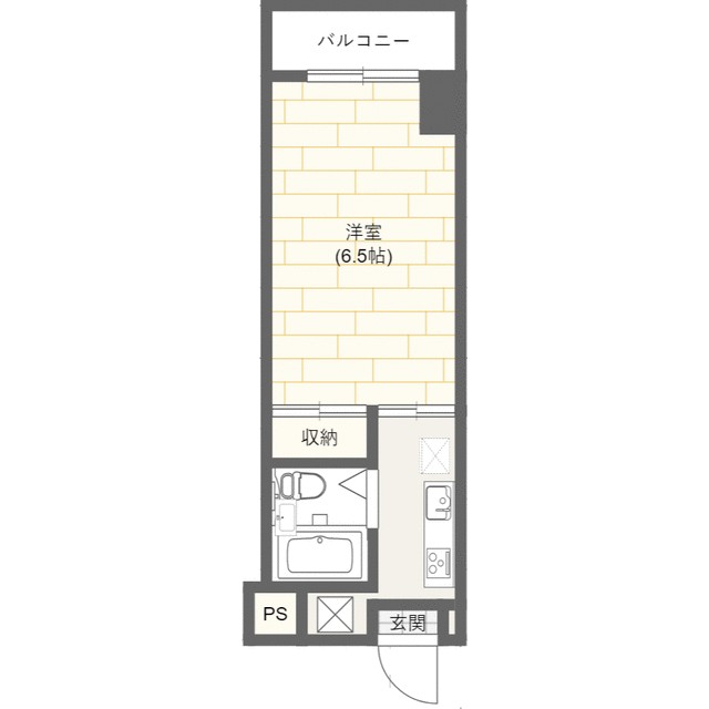 ハイツ山重 202号室 間取り