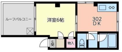 ネオプラザ平塚 302号室 間取り